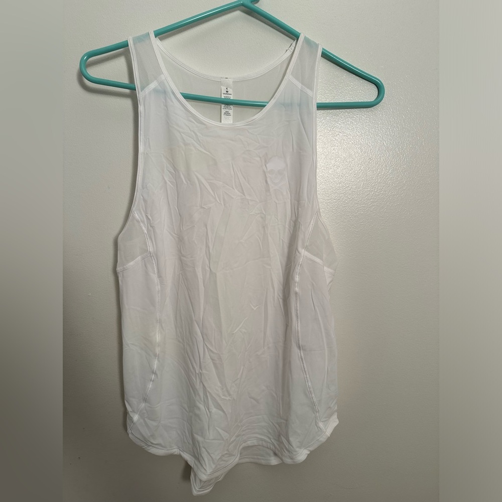 lululemon x Soul Cycle Skull Mesh Tank NWT